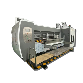 Corrugated cardboard slotting machine