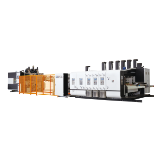 Carton box printing folder gluer on line